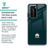 Hunter Green Glass Case For Huawei P40 Pro