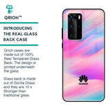 Colorful Waves Glass case for Huawei P40 Pro