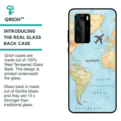 Fly Around The World Glass Case for Huawei P40 Pro