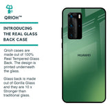 Green Grunge Texture Glass Case for Huawei P40 Pro