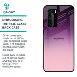 Purple Gradient Glass case for Huawei P40 Pro