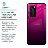 Purple Ombre Pattern Glass Case for Huawei P40 Pro