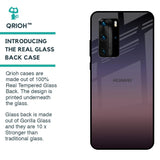 Grey Ombre Glass Case for Huawei P40 Pro