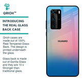 Blue & Pink Ombre Glass case for Huawei P40 Pro