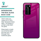 Magenta Gradient Glass Case For Huawei P40 Pro