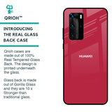 Solo Maroon Glass case for Huawei P40 Pro