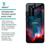 Brush Art Glass Case For Huawei P40 Pro