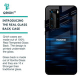 Blue Rough Abstract Glass Case for Huawei P40 Pro
