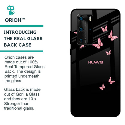 Fly Butterfly Glass Case for Huawei P40 Pro