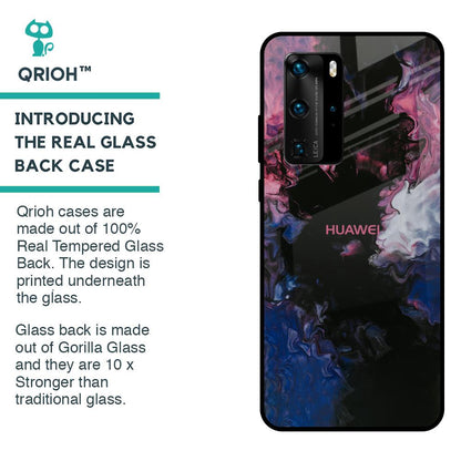 Smudge Brush Glass case for Huawei P40 Pro