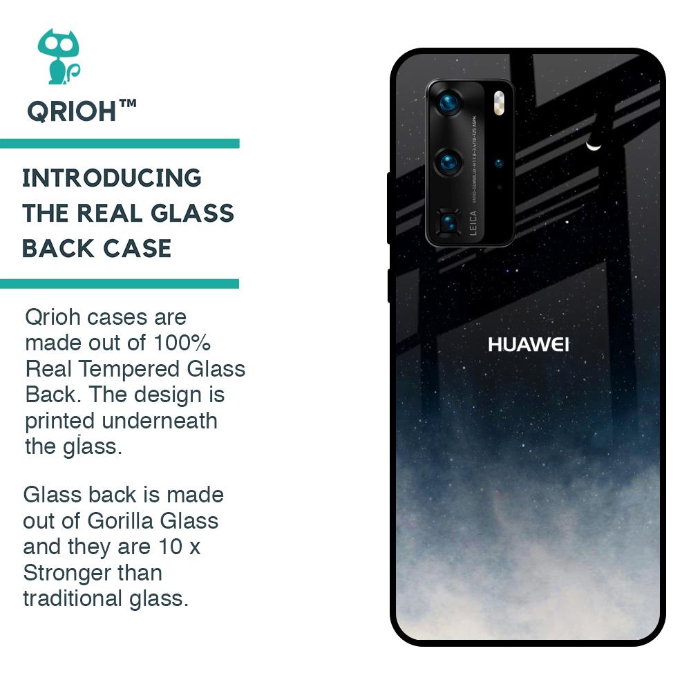 Aesthetic Sky Glass Case for Huawei P40 Pro