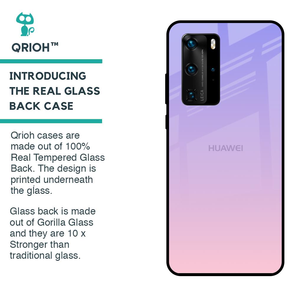 Lavender Gradient Glass Case for Huawei P40 Pro