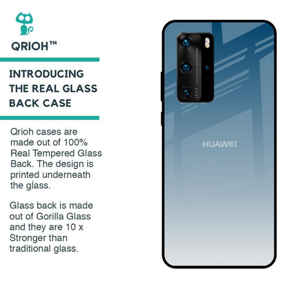 Deep Sea Space Glass Case for Huawei P40 Pro