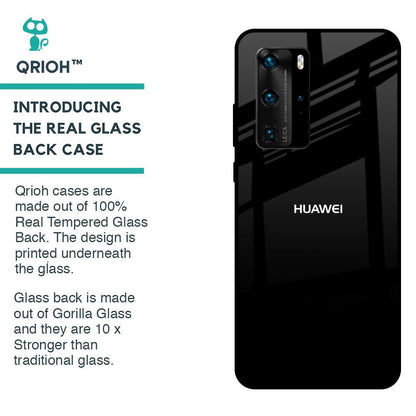 Jet Black Glass Case for Huawei P40 Pro