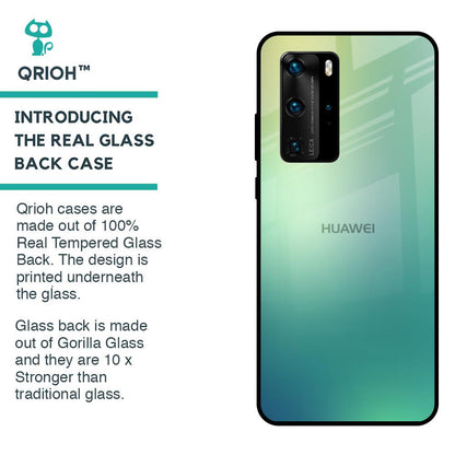 Dusty Green Glass Case for Huawei P40 Pro