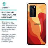 Magma Color Pattern Glass Case for Huawei P40 Pro