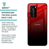 Maroon Faded Glass Case for Huawei P40 Pro