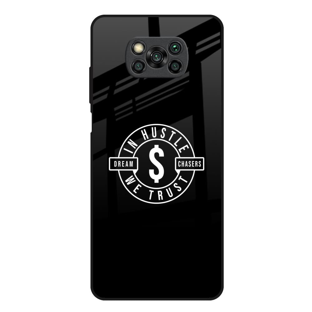 Dream Chasers Poco X3 Glass Back Cover Online