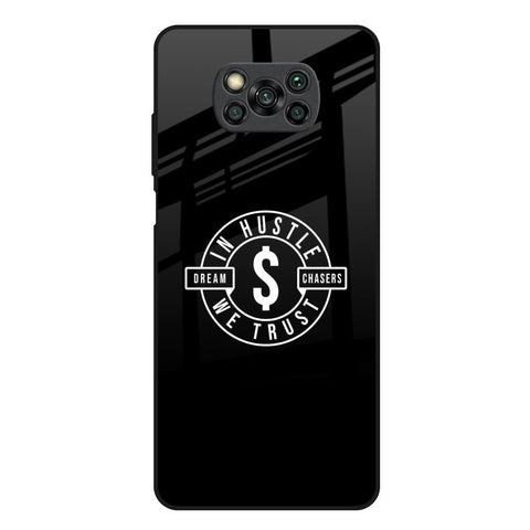 Dream Chasers Poco X3 Glass Back Cover Online