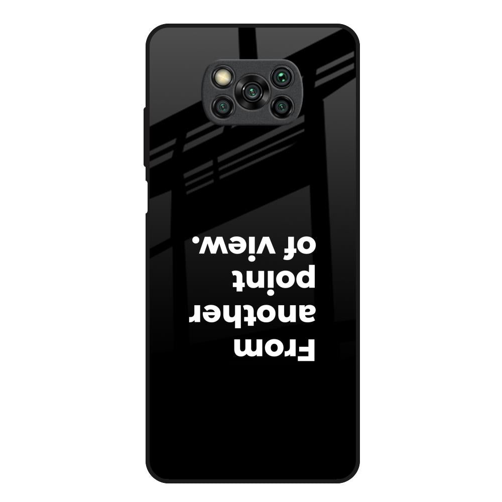 Motivation Poco X3 Glass Back Cover Online