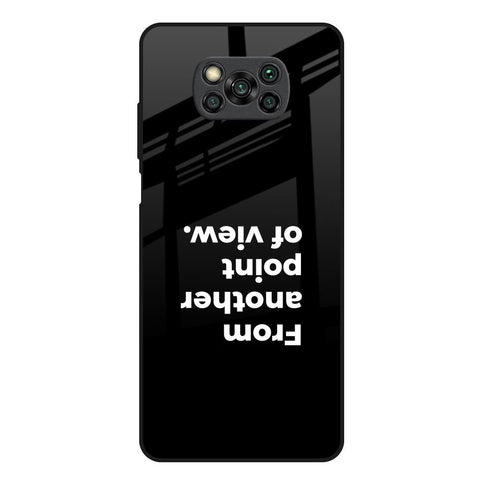 Motivation Poco X3 Glass Back Cover Online