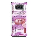 Stock Out Currency Poco X3 Glass Back Cover Online