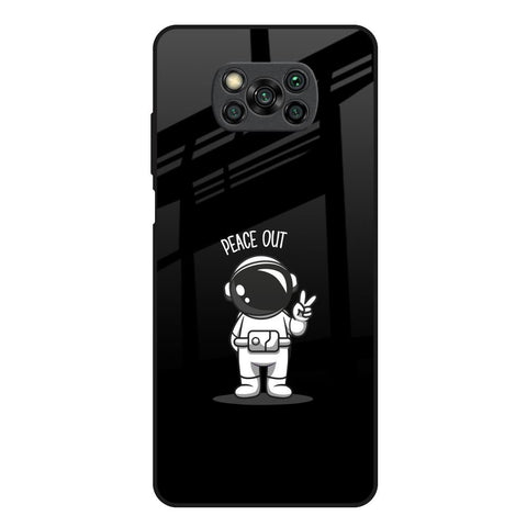 Peace Out Astro Poco X3 Glass Back Cover Online