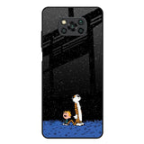 Night Sky Star Poco X3 Glass Back Cover Online