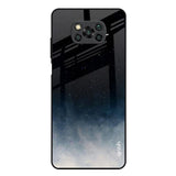 Black Aura Poco X3 Glass Back Cover Online