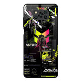 Astro Glitch Poco X3 Glass Back Cover Online