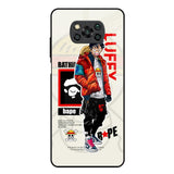 Bape Luffy Poco X3 Glass Back Cover Online