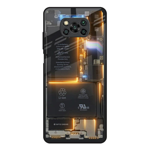 Glow Up Skeleton Poco X3 Glass Back Cover Online