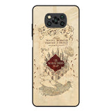 Magical Map Poco X3 Glass Back Cover Online