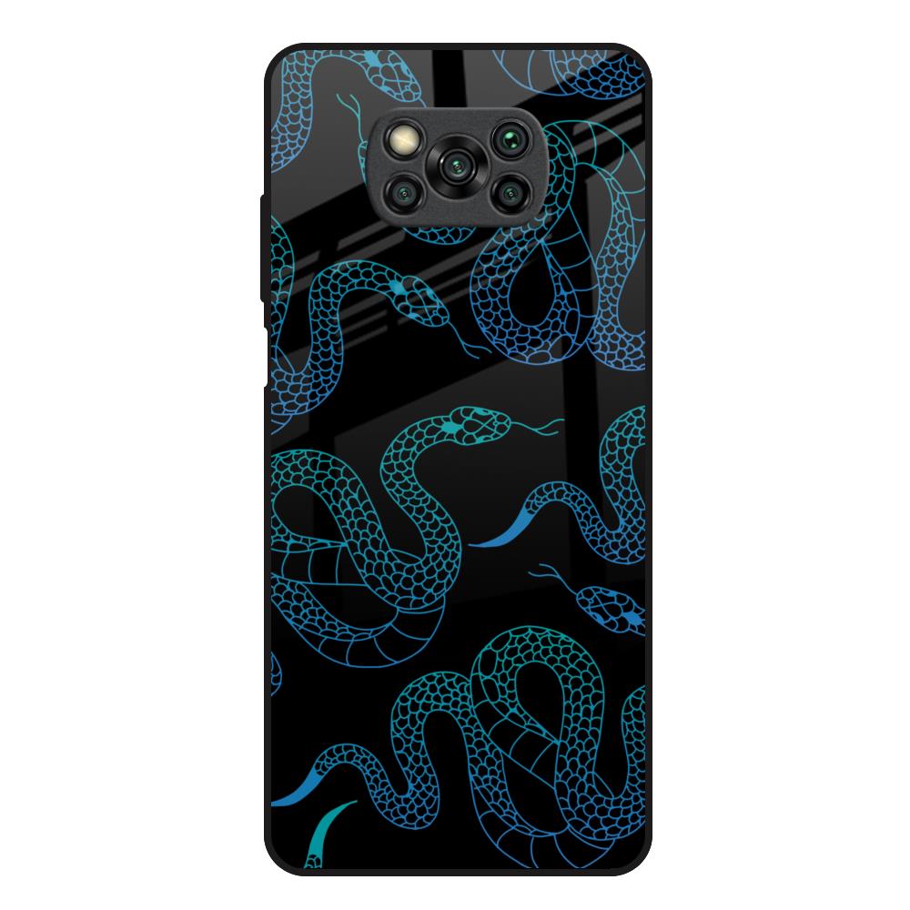 Serpentine Poco X3 Glass Back Cover Online
