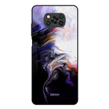 Enigma Smoke Poco X3 Glass Back Cover Online