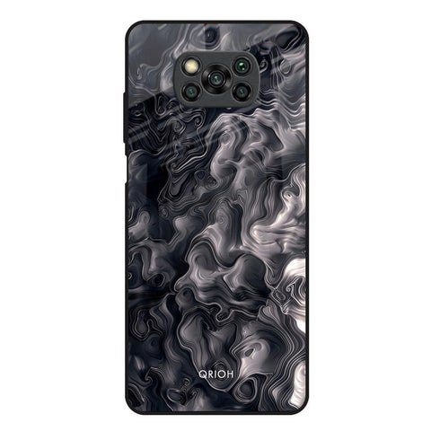 Cryptic Smoke Poco X3 Glass Back Cover Online