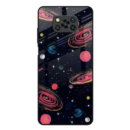 Galaxy In Dream Poco X3 Glass Back Cover Online