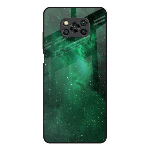 Emerald Firefly Poco X3 Glass Back Cover Online