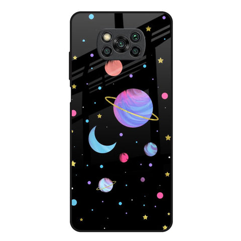 Planet Play Poco X3 Glass Back Cover Online