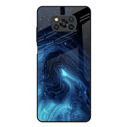 Dazzling Ocean Gradient Poco X3 Glass Back Cover Online