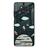 Astronaut Dream Poco X3 Glass Back Cover Online