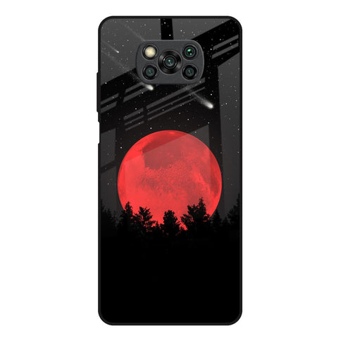 Moonlight Aesthetic Poco X3 Glass Back Cover Online