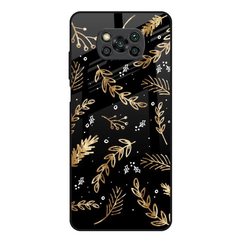Autumn Leaves Poco X3 Glass Back Cover Online