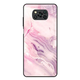 Diamond Pink Gradient Poco X3 Glass Back Cover Online