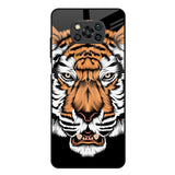 Angry Tiger Poco X3 Glass Back Cover Online