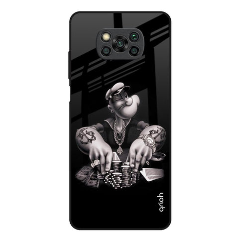 Gambling Problem Poco X3 Glass Back Cover Online