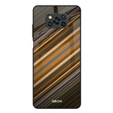 Diagonal Slash Pattern Poco X3 Glass Back Cover Online