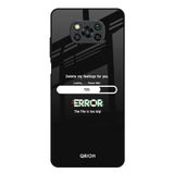 Error Poco X3 Glass Back Cover Online