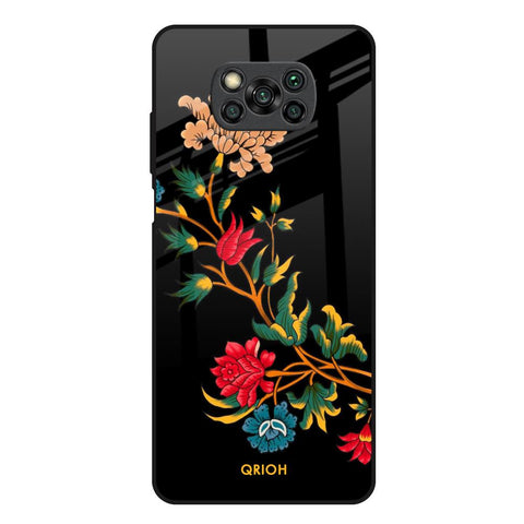 Dazzling Art Poco X3 Glass Back Cover Online