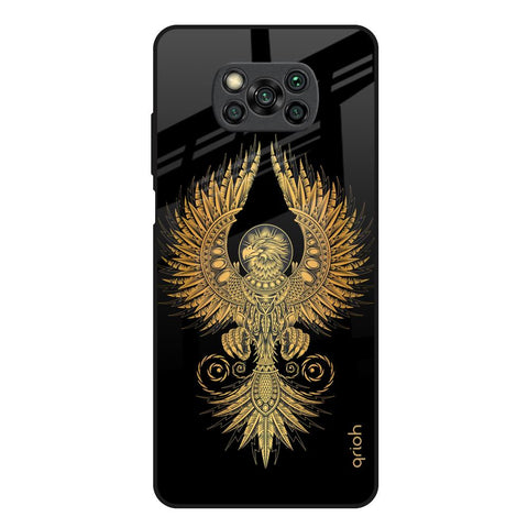 Mythical Phoenix Art Poco X3 Glass Back Cover Online